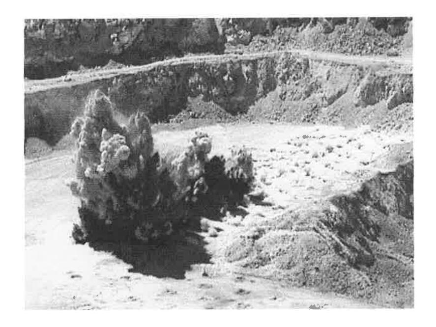 Figure 6 Cratering of Blasthole Collars