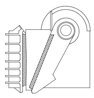 Figure 2a - Schematic of a jaw crusher