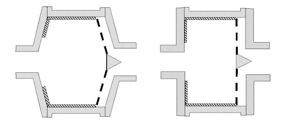 Figure 1 : Schematic of conical and flat ended mills