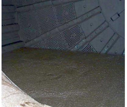 Figure 7: Crash Stop Charge Pre (left) and Post (right) Installation  at 390tph