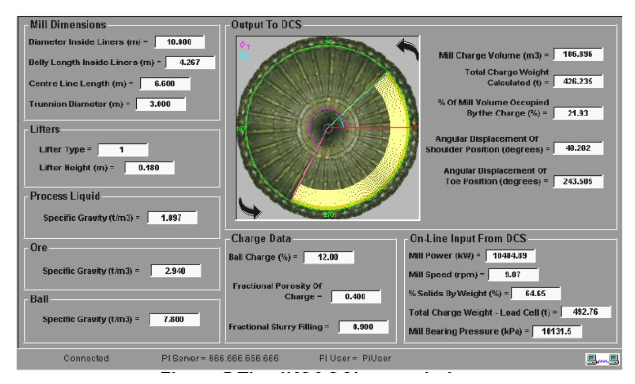Figure 5—JK SAG charge interface window